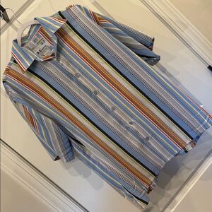 Colorful Striped Men's Casual Shirt